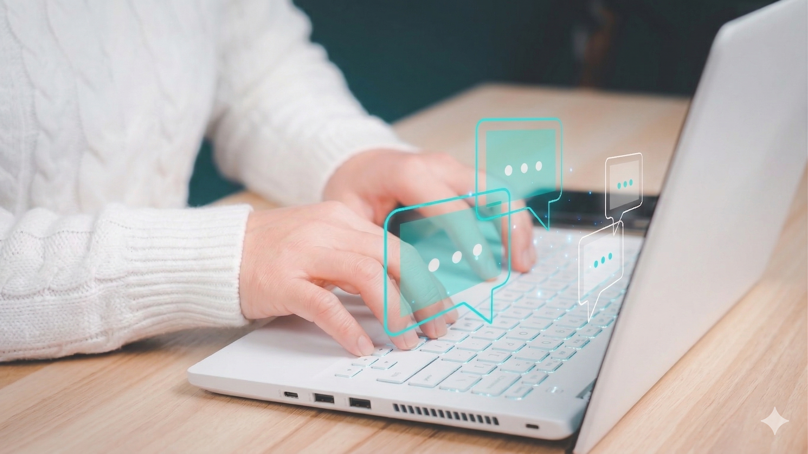 情報発信のイラスト