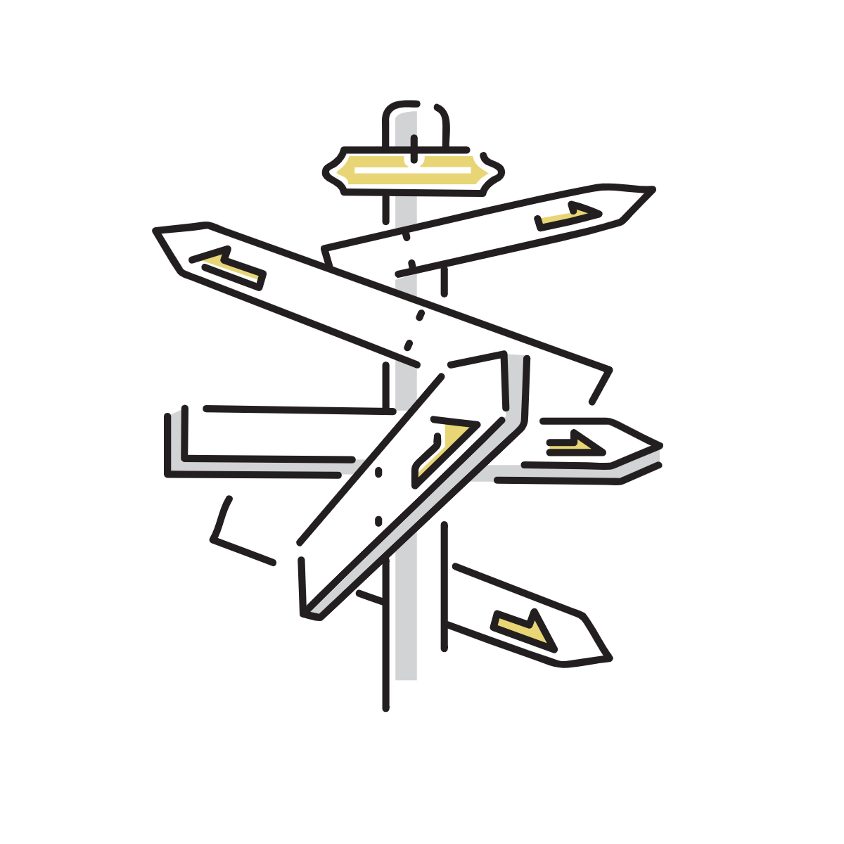 イラスト:困った表情のデザイナー